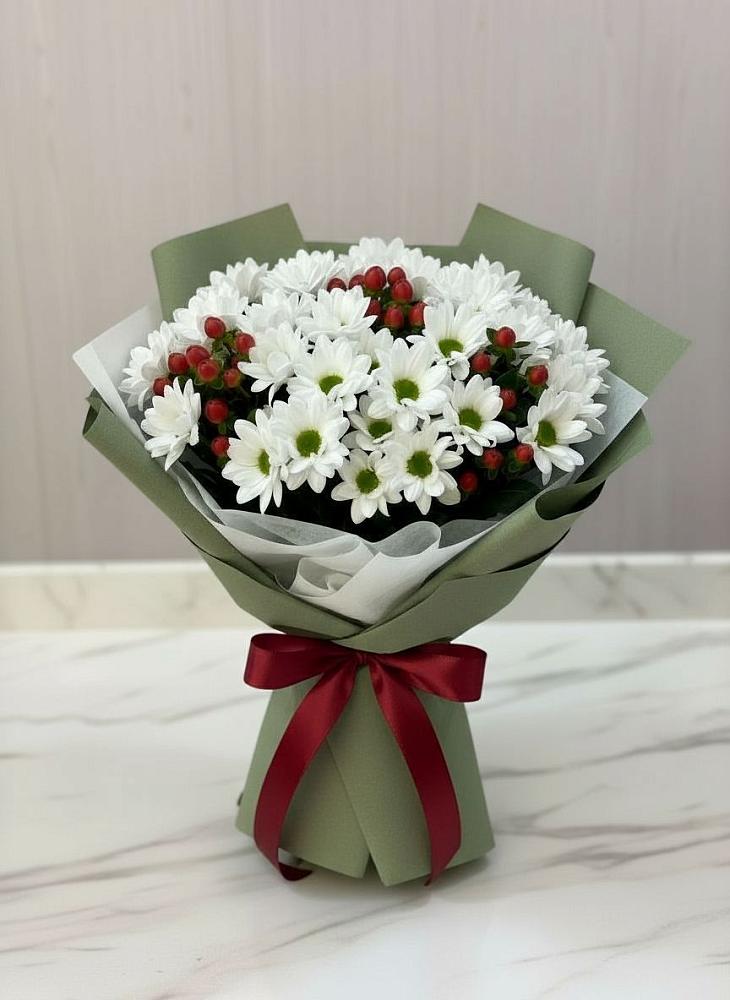 Букет цветов из: Хризантемы в Дубне Московская область