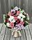 Букет цветов из: Альстромерии, Гвоздики, Розы и Хризантемы в Дубне Московская область