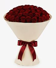Букет 101 Бордовая роза Блэк Бакарра в Дубне Московская область