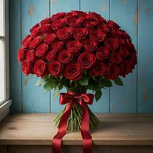 Букет Красные розы Блэк Меджик в Дубне Московская область