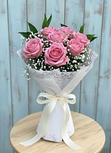 Букет цветов из:  Розы в Дубне Московская область