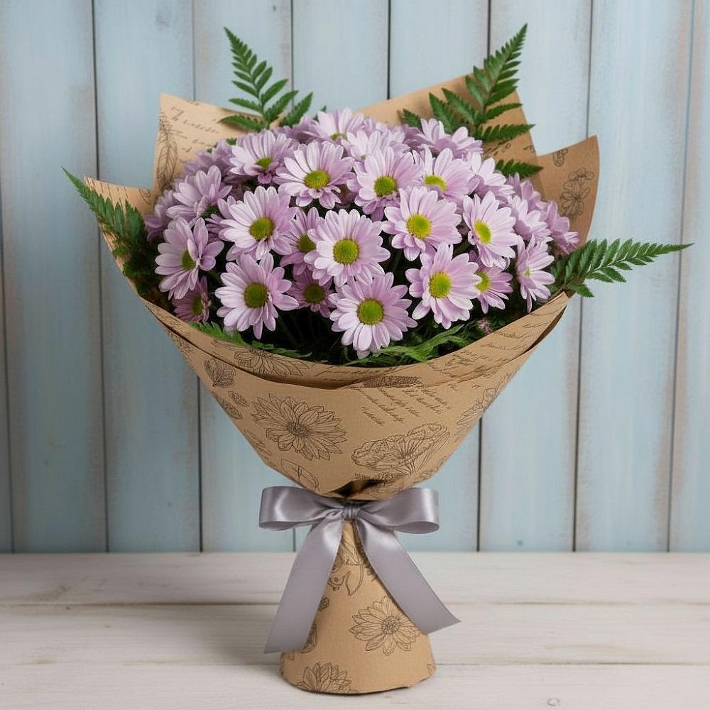 Букет цветов из: Хризантемы в Дубне Московская область