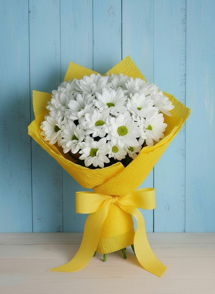 Букет цветов из: Хризантемы в Дубне Московская область