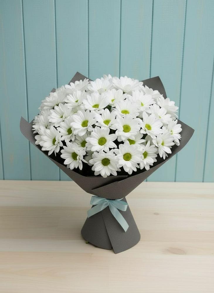 Букет цветов из: Хризантемы в Дубне Московская область