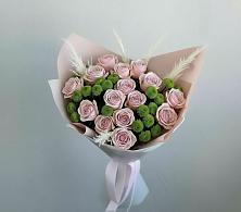 Букет цветов из:  Розы и Хризантемы в Дубне Московская область