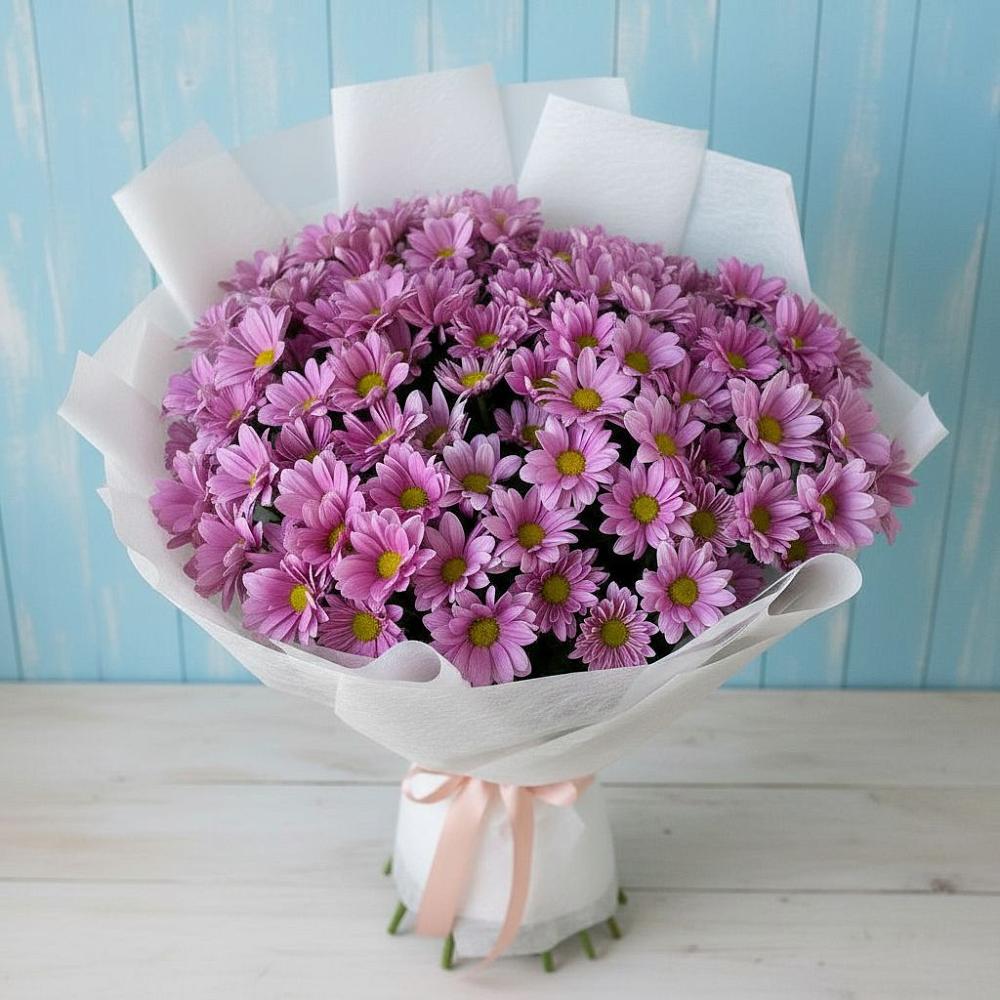 Букет цветов из: Хризантемы в Дубне Московская область