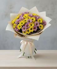 Букет цветов из:  Хризантемы в Дубне Московская область
