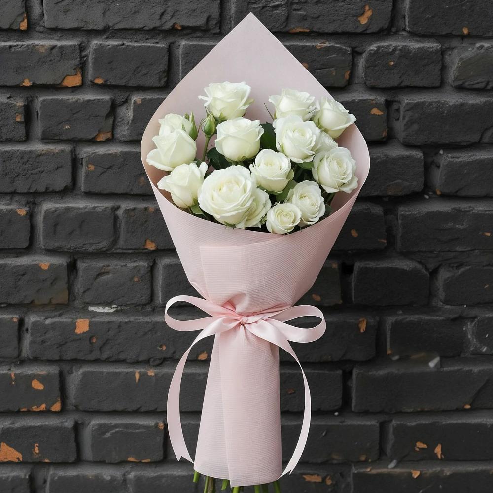 Букет цветов из: Розы в Дубне Московская область